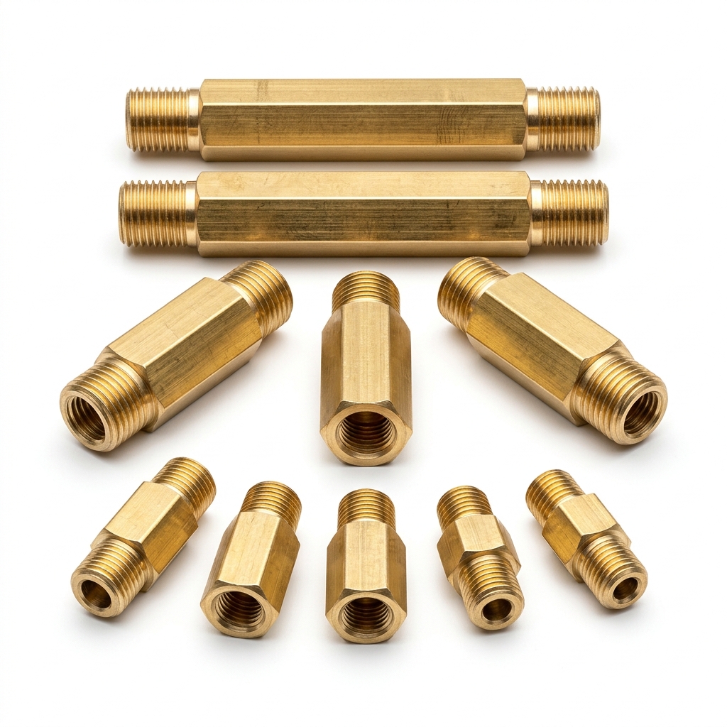 Brass Hex Extension