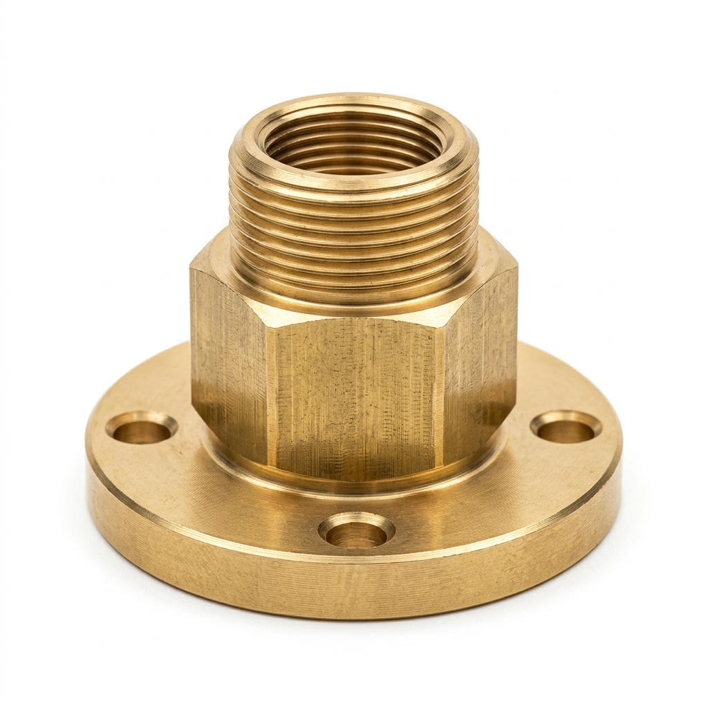 Brass Hex Holder Flange